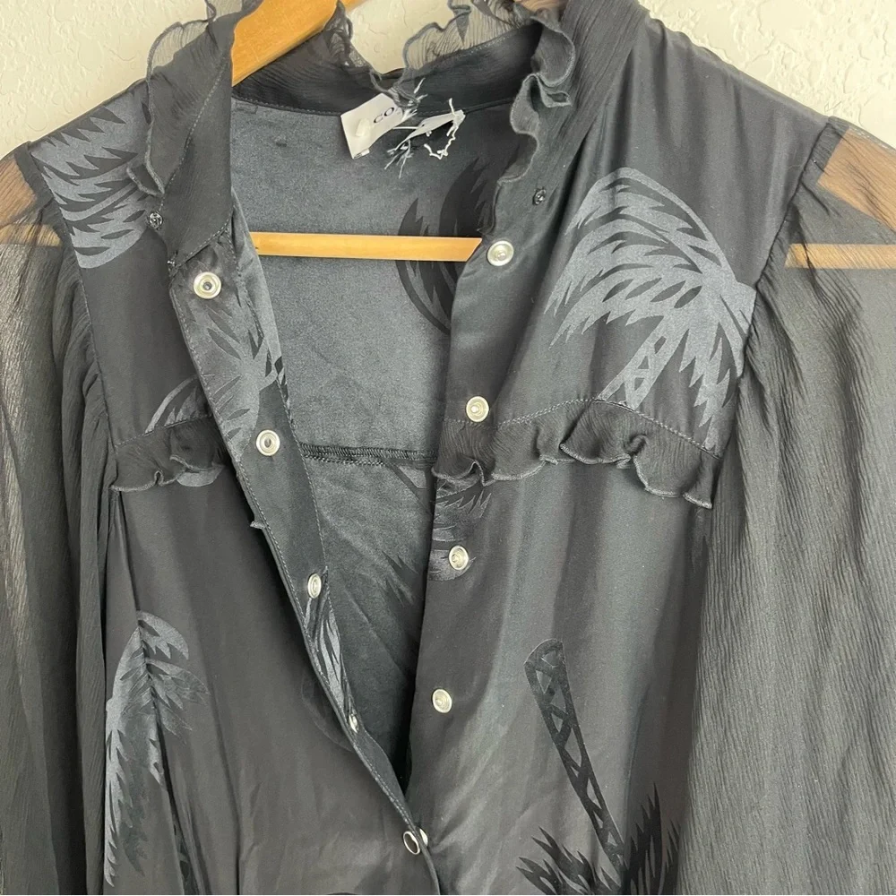 Coach Palm Tree Jacquard Dress